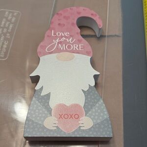 Love You More Gnome Decor